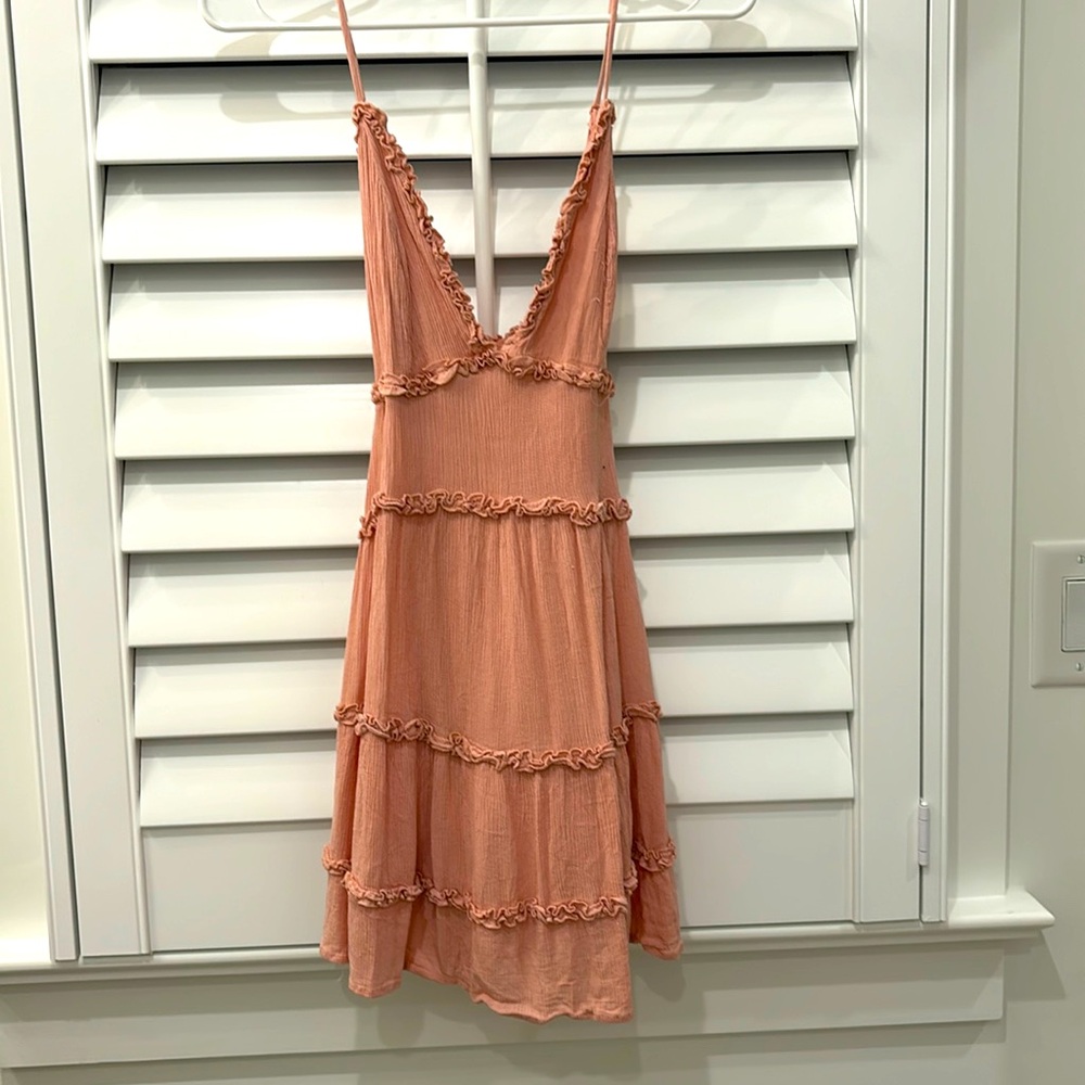 light pink sun dress